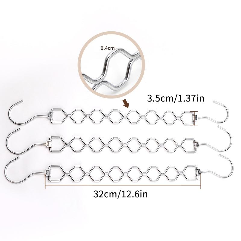 2 шт. Компактные вешалки для одежды, Магический складной органайзер-вешалка для экономии места, Металлическая вешалка с крючком, вращающимся на 360°