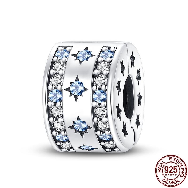 Original 100% sS925 Sterling Silver Luminous Octopus Ocean Series Charms Fit Bracelet DIY Beads Ms Jewelry Gift New In