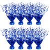 6Pack Blue Star Foil Spray Centerpiece Table Decoration Metallic Foil Spray Centerpiece Metallic Plastic Centerpiece Blue Star