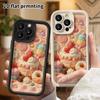 Phone Case: 2D Flat Design, Suitable for iPhone 18, 17, 16, 15, 14, 13Pro Protective Case, Multilayer Cream Cake Dessert Stack, Perfect Christmas and