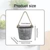 Hanging Planter Wall Flower Pot Holder Sturdy Basket for Farmhouse Balcony