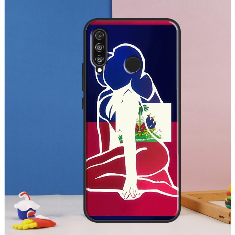 Haiti Haitian Flag For Huawei Nova 9 10 SE 12i 11i 8i 12s Y90 Y60 Y70 Y72 Y61 Y91 P20 P30 P40 Lite P60 Pro Case