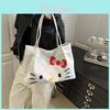 Канвас-сумка Hello Kitty с контрастными цветами, большая вместимость, для повседневного использования
