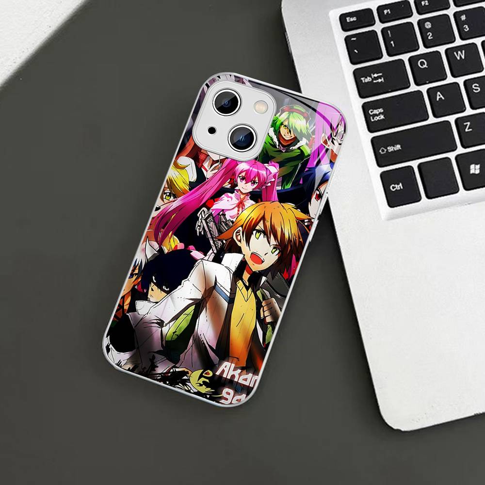 Японское Аниме Akame Ga KILL Закаленное Стекло Для Iphone 14 13 12 11 Pro Mini XS MAX 14Plus X XS XR Чехол