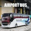 Масштаб 1/32 Литой сплав Модель роскошного автобуса SETRA Детская игрушечная машинка Автобус для деловых поездок Инерционный Звук и свет Миниатюра