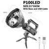 Torches LED Super Bright Rechargeable, Long Range Searchlight, Suitable for Outdoor Emergency, Camping, Fishing, Hunting