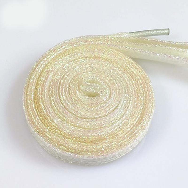 Good Product Men and Women Flat Leisure Waxing Waterproof Shoes LACES Fashionable Glitter Shoelaces