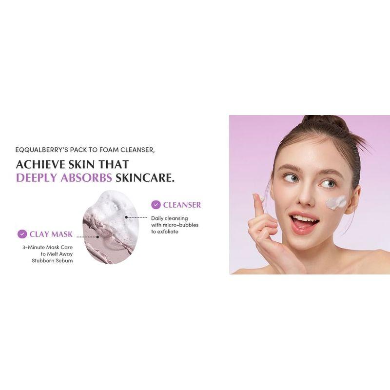Eqqualberry Очищающее средство-маска для пор с фиолетовым рисом