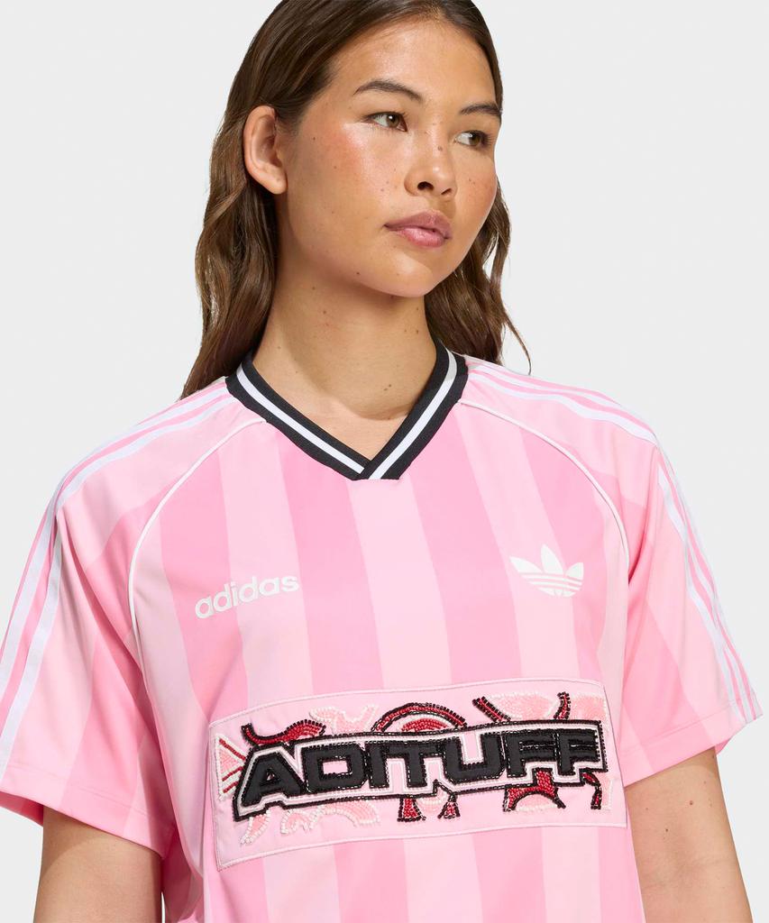 Футбольная футболка Adidas с бусинами - Розовый / Kd2272