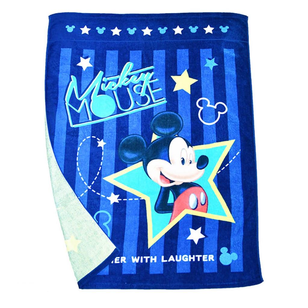 Marushin Towel Disney Mickey Mouse Star 2125017800 Children's Blanket, Icon, Yellow,