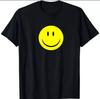 Футболка SMILEY FACE 100% Хлопок Мужские Футболки Топ Все размеры S M L XL XXL цвета Черный, Белый
