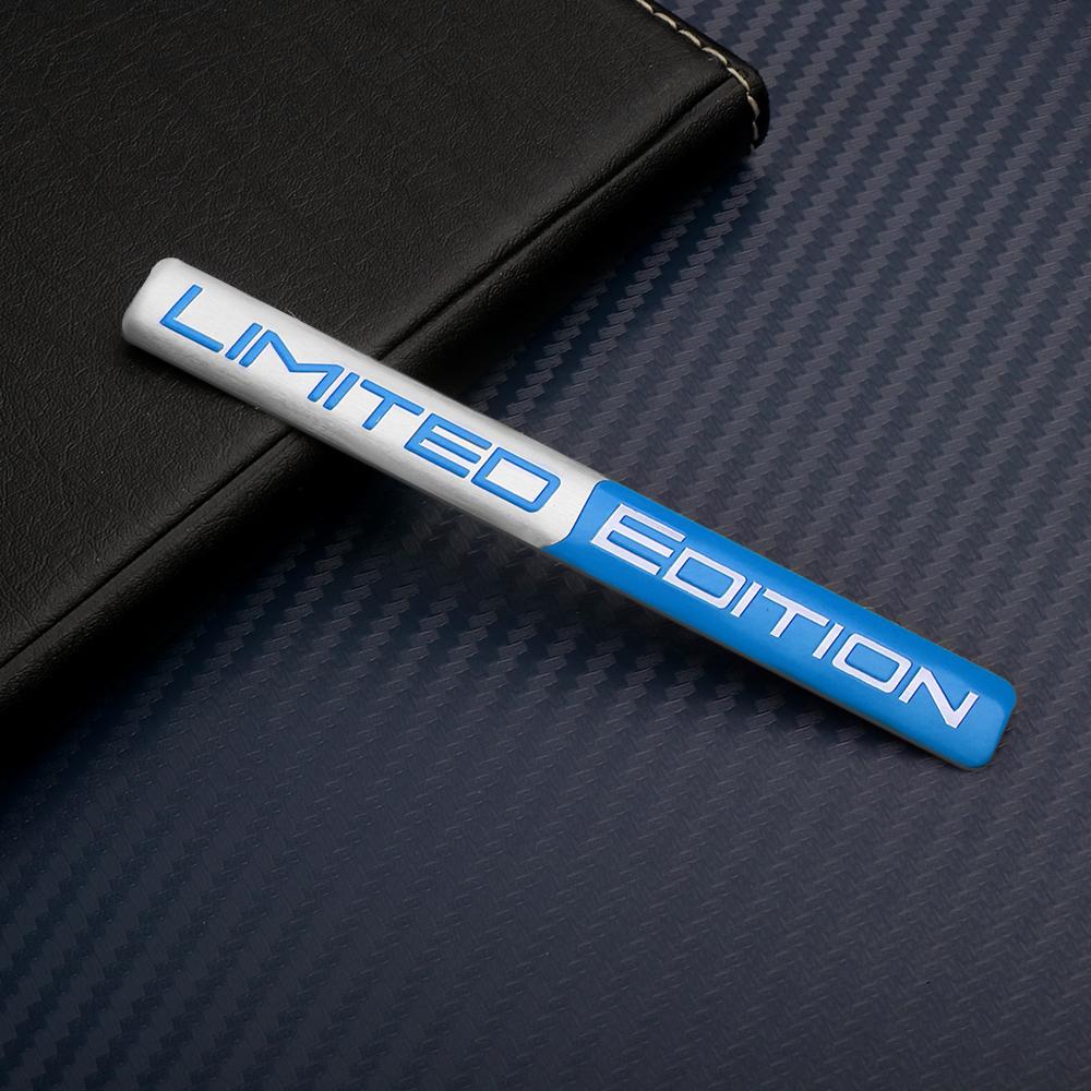 2Pcs 3D Metal Aluminum Car Body Side Fender Limited Edition Emblem Sticker Auto Decoration for Axela Atenza CX-3 CX-5 CX-8 MS