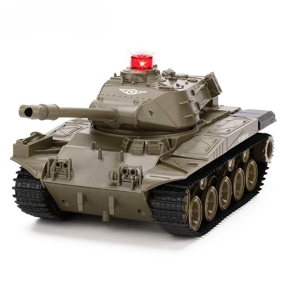2024 New RC Tank Model Toy 2.4G Remote Control Programmable Tracked Tank Sound Effect Military Tank 1/30 Remote Control Car Toy Suitable for Boys Gift