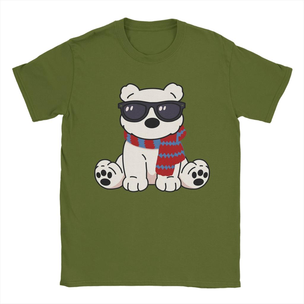 Мужская футболка Team Conrad Junior Mint Bear Новинка Чистый хлопок Круглый вырез Короткий рукав Футболки Печатные Топы