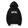 Men's Long Sleeve Letter Printed Hoodie Street Trend Unisex Pullover Solid Color Neutral Women's Hoodie Tops Unisex Autumn Winter Coat