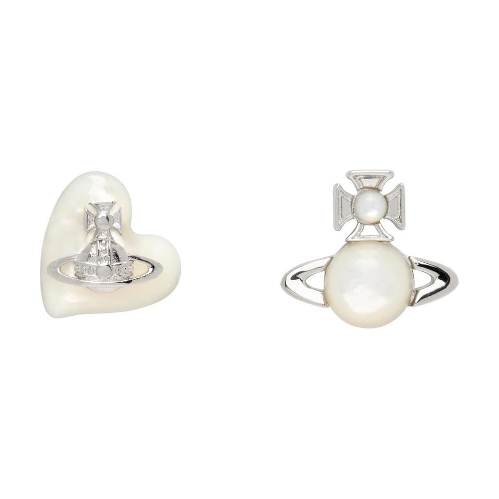 Vivienne Westwood Orb plaque Earrings 6201034302p122im