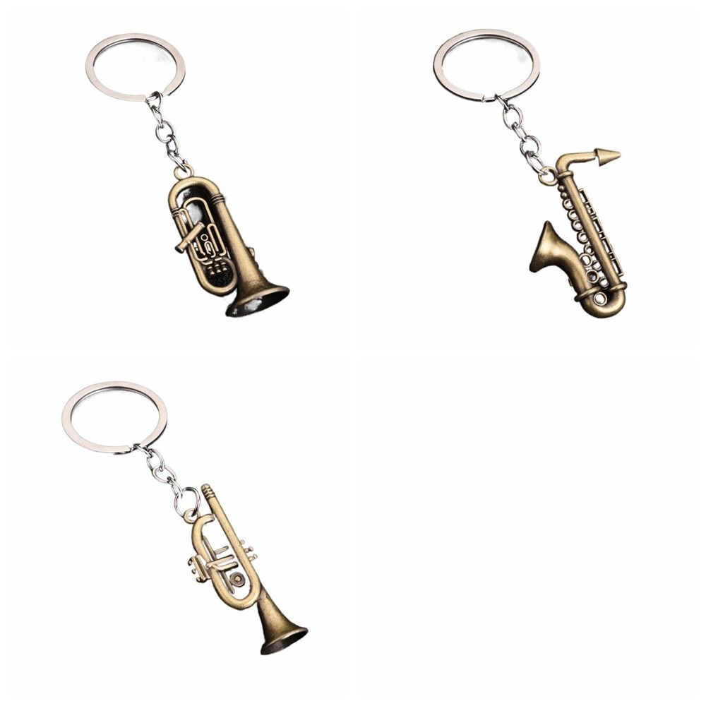 Key Holder Mini Instruments Keychain Mini Toys Car Pendant Trend Metal Keyring Gifts