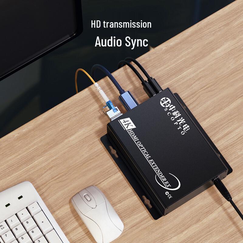 Zhongke Optoelectronics 4K HDMI Оптический удлинитель и конвертер