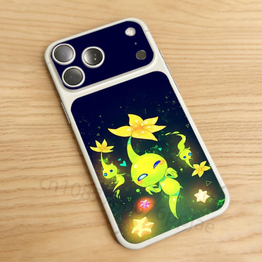 Pikmin Для iPhone 17 pro Max/17 pro Полное покрытие Наклейка Кожаная Обёртка Цветная Задняя Защитная Плёнка-Наклейка