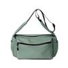 Women's Large Capacity Shoulder Bag Men's Sports Crossbody Bag Light Solid Color Mountaineering Dumpling Bag