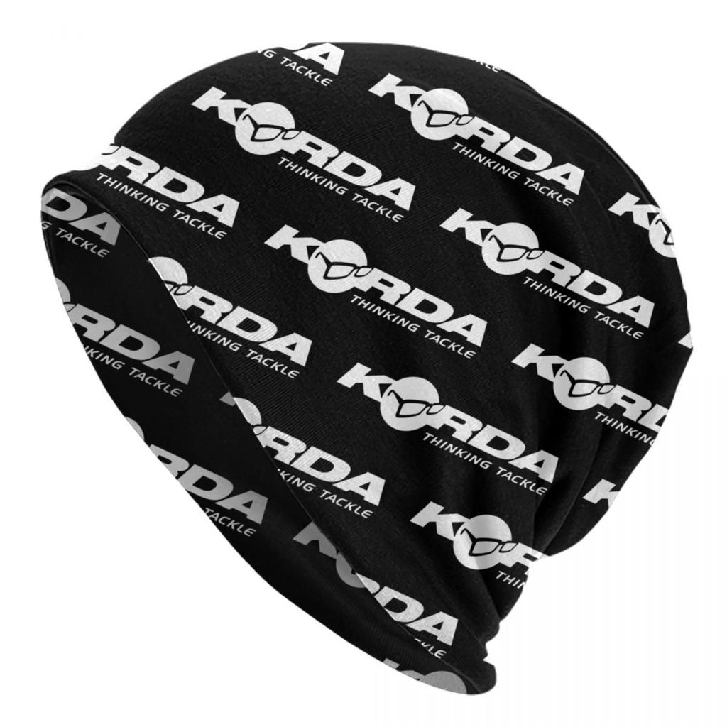 Korda Fishing Logo Skullies Beanies Caps Winter warm Unisex Women Knitted Hat Unisex Adult Fish Carp Fisherman Gift Bonnet Hats