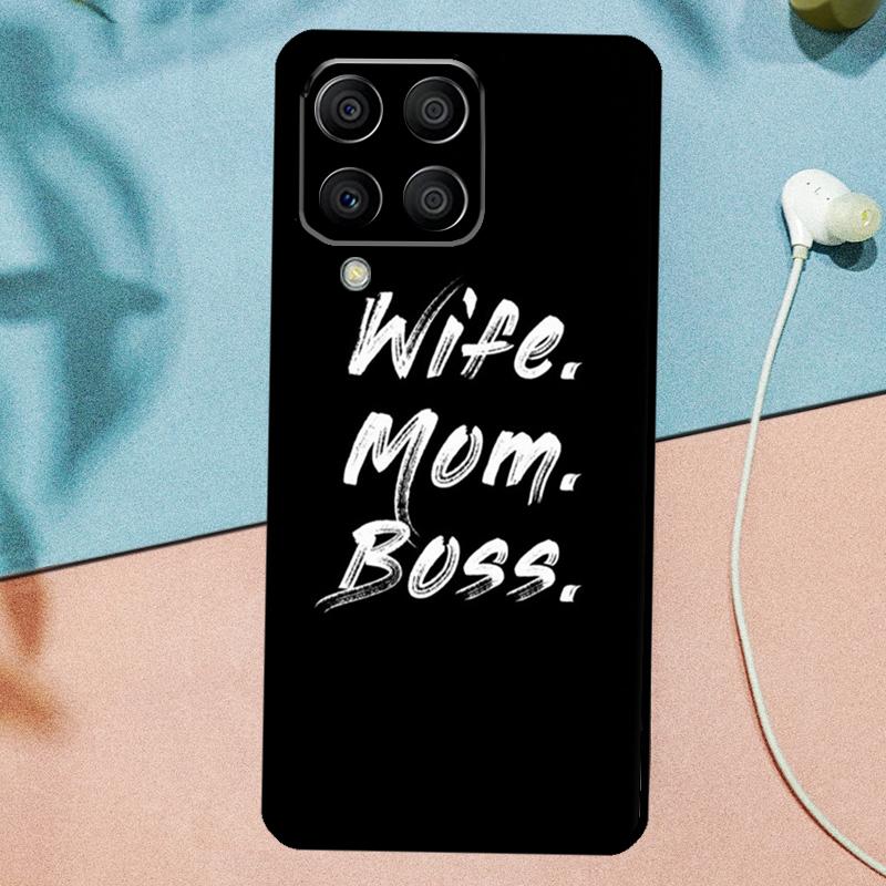 Цитаты для жены, мамы, начальницы для чехла Samsung Galaxy M33 M35 M55 M15 M12 M13 M14 M34 M54 M53 M21 M31 M11 M32 M52 M06 M16