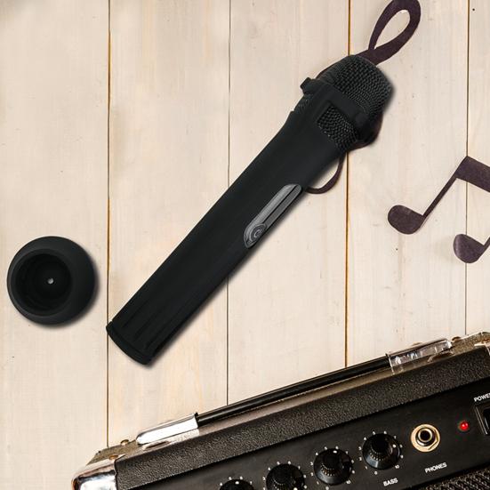 Защитный чехол для микрофона, силиконовый чехол, противоскользящий захват, ударопрочный, ударопрочный, защитный чехол для микрофона