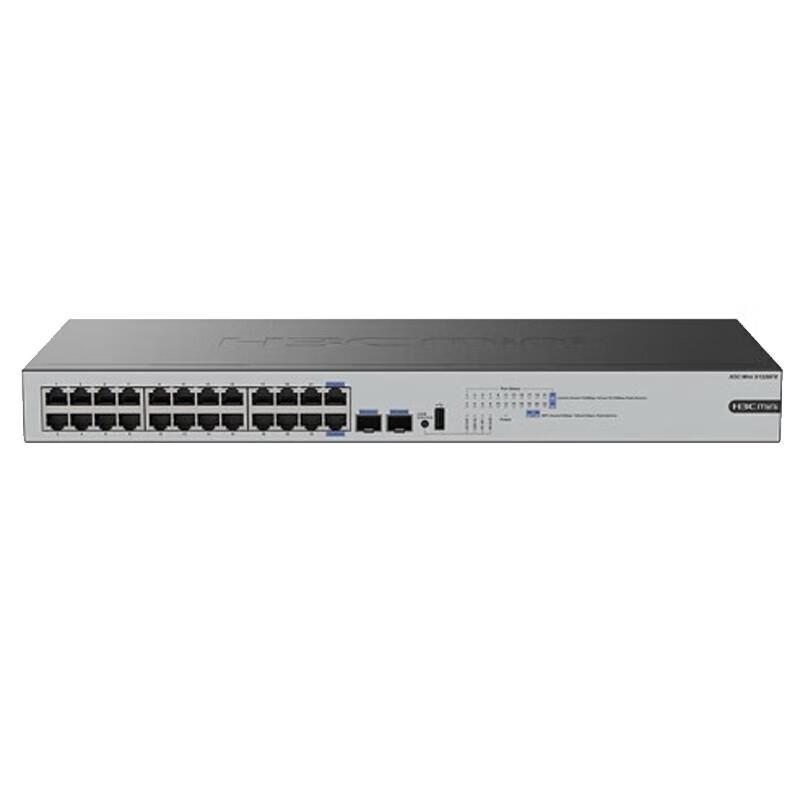H3C Mini S1226FX 24-портовый гигабитный коммутатор для предприятий