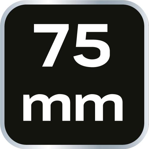 1/4" extension, 75 mm
