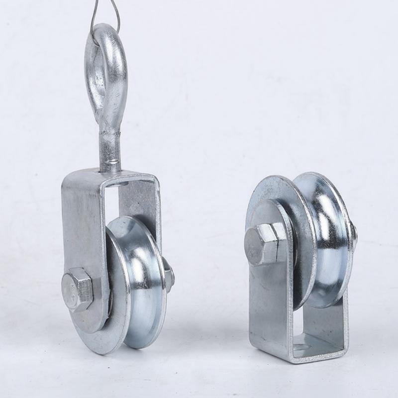 Alloy Steel Cable Pulley Block Wheel With High Load Bearing Pulley For Strength Training Industrial Use Heavy Lifting