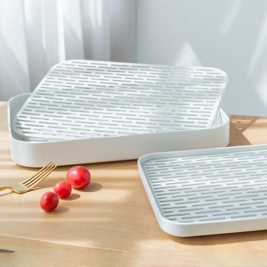 1 комплект сливного поддона, двухслойный сушильный поднос, прочный поднос для сервировки чая, прочная сушилка для посуды для домашней кухни