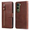 For vivo Y400 5G PU Leather Cases with Zipper Pocket Wallet Phone Cover Stand