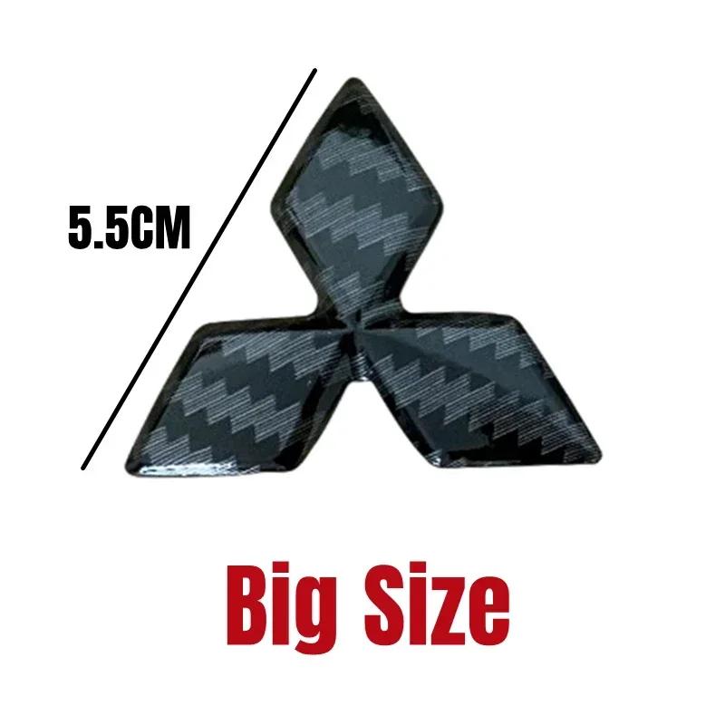 ABS Car Steering Wheel Center Emblem Sticker Accessories For Mitsubishi Pajero Outlander L200 EVO Montero Lancer 9 10 EX