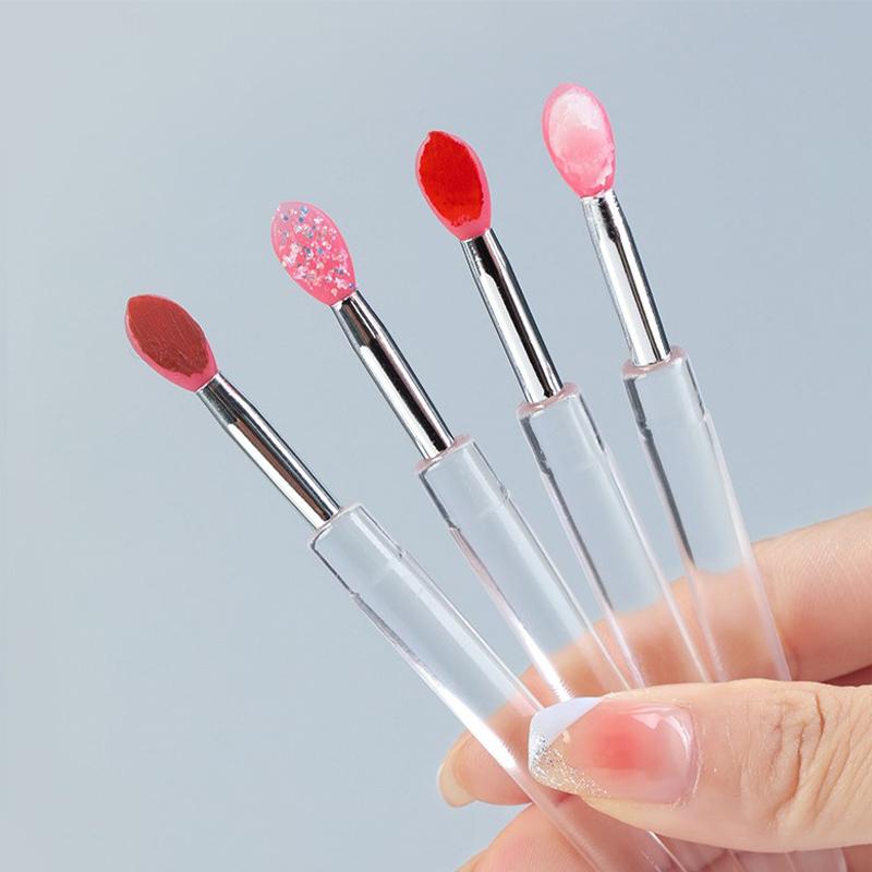 1шт силиконовые бальзамы для губ кисточка для губ с присоской пылезащитный чехол инструменты для макияжа