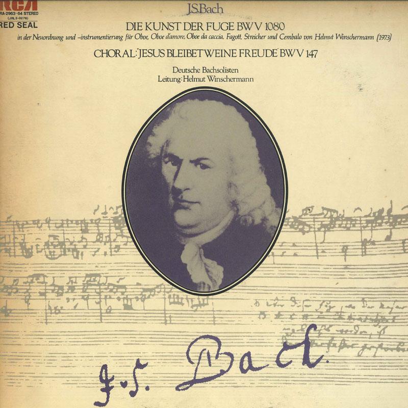 LP Record HELMUT WINSCHERMANN - Bach: Complete Fugue Techniques SRA296364 RCA 1975 Japan Classical Used