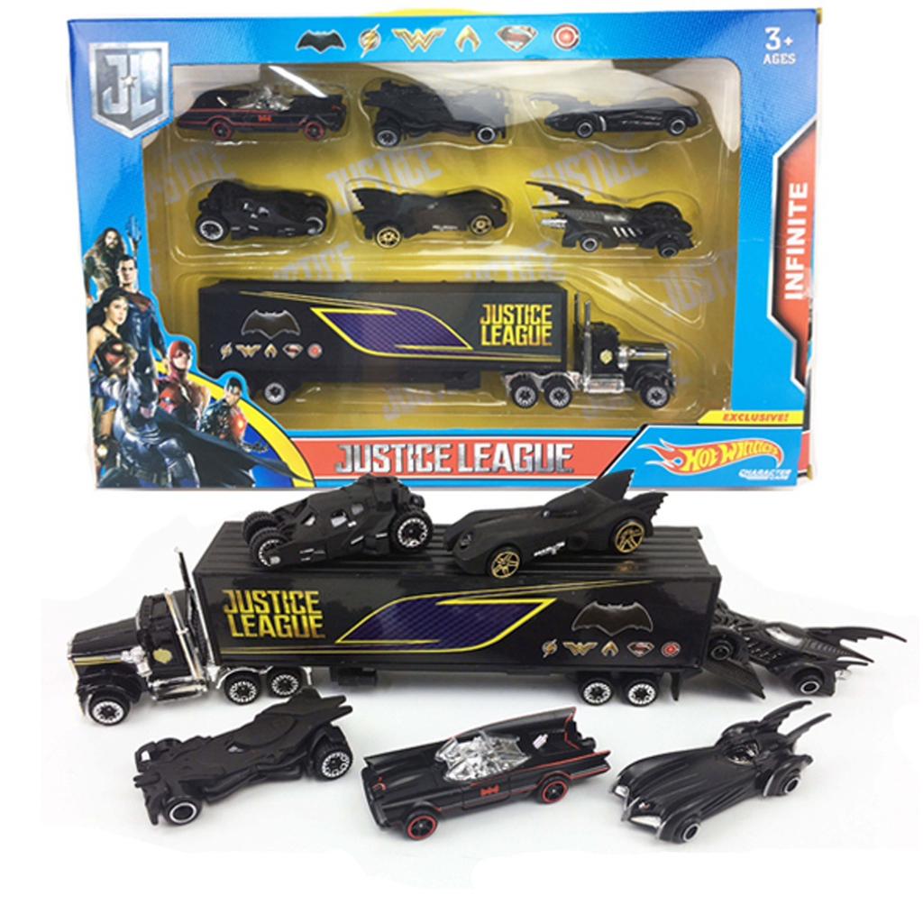 New 6pcs Batmobile Alloy Model Cars 1:64 Batman Tumbler 6 Generation Combination Home Decor Car Collection Toys For Childrens