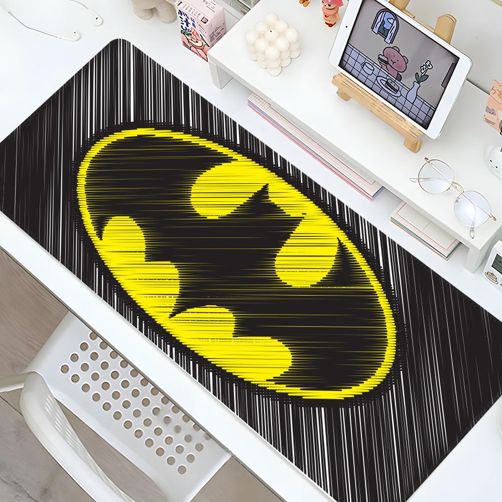 B-BatmanS Игровой коврик для мыши с блокирующим краем Большой для компьютера Игрока Большой Резиновый Аниме Арт Коврик для мыши Ноутбук Настольный коврик