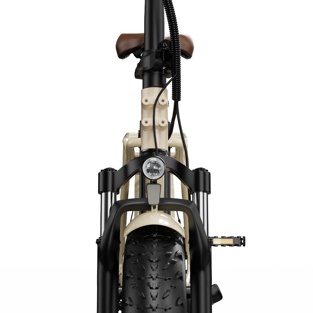 Складной электрический велосипед Onesport OT16 MAX для городских поездок, аккумулятор 48V18AH, двигатель 500 Вт, максимальная скорость 25 км/ч, широкие колеса 20*4 дюйма, электровелосипед с пассажирским сиденьем