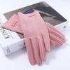 Женские зимние аксессуары однотонные варежки в корейском стиле женские перчатки теплые перчатки немецкий флис