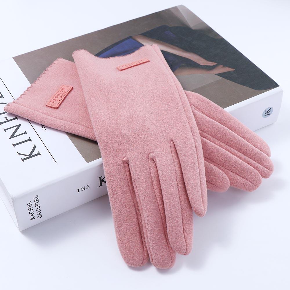 Женские зимние аксессуары однотонные варежки в корейском стиле женские перчатки теплые перчатки немецкий флис