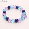 Браслет из бисера с подвеской Rainbow Resin для девочек