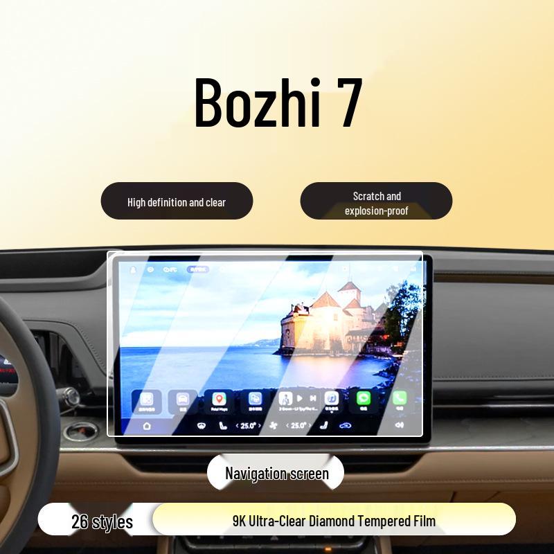 Защитная пленка на экран навигации Toyota Yaris L для 26 моделей - Аксессуар для интерьера автомобиля Закаленное стекло