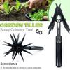 Garden Rotary Cultivator Rotary Cultivator Manual Tiller Light Weight Garden Rake Soil Scarifier for Planting Around Soil Plants