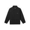 Vans Solid Color Polo Collar Single-Breasted Jacket Unisex Jackets Black VN000EXBBLK