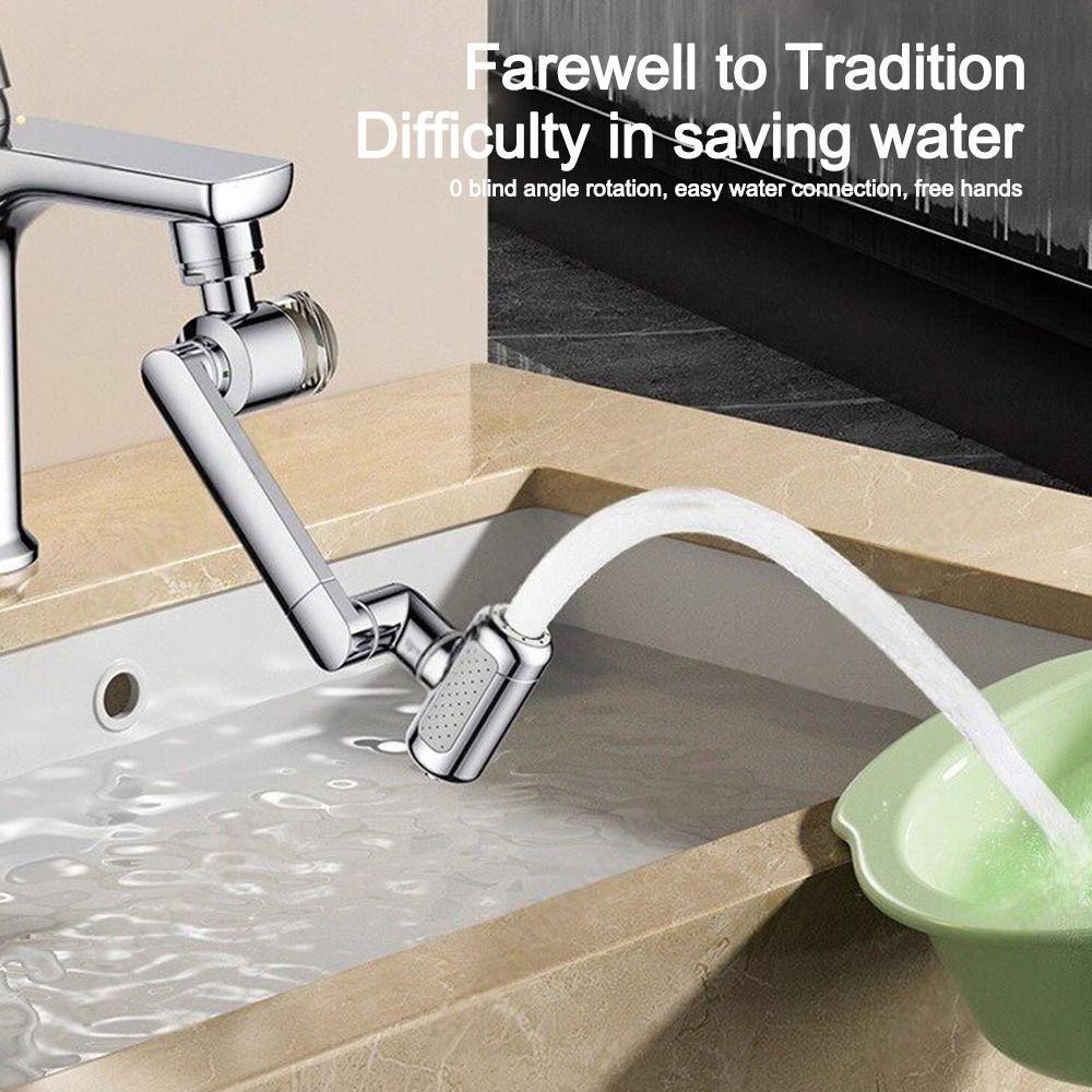 Water Saving Rotatable Faucet Sprayer 4 Modes Bathroom Tap Universal Faucet Extender Kitchen