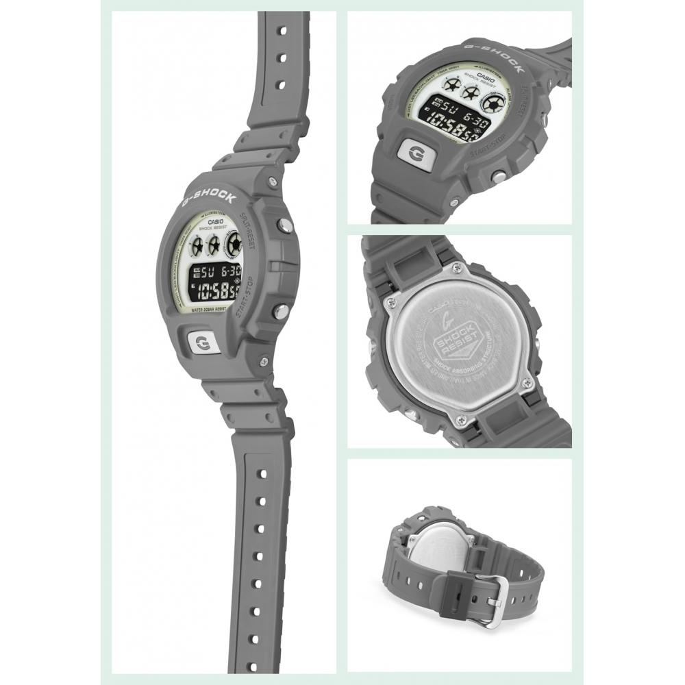 [Casio] Часы G-ShockHIDDEN GLOW Series DW-6900HD-8JF мужские серые