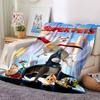 Dc League Superpets Flannel Blanket Super Soft Warm Cozy Blanket For Sofa Bed Office Travel Allseason Home Decor Gift