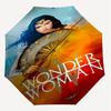 1pc Wonder Woman Automatic Open/Close Umbrella Compact Folding Umbrella with 8-Rib Shaft lightweight esign, for Women/Men1169A