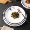 Chinese Style Melamine Round Shallow Dinner Plate