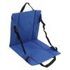 Outdoor Folding Fishing Chair Seat Portable Rocking Chair Cushions for Beach Stadium Blue
